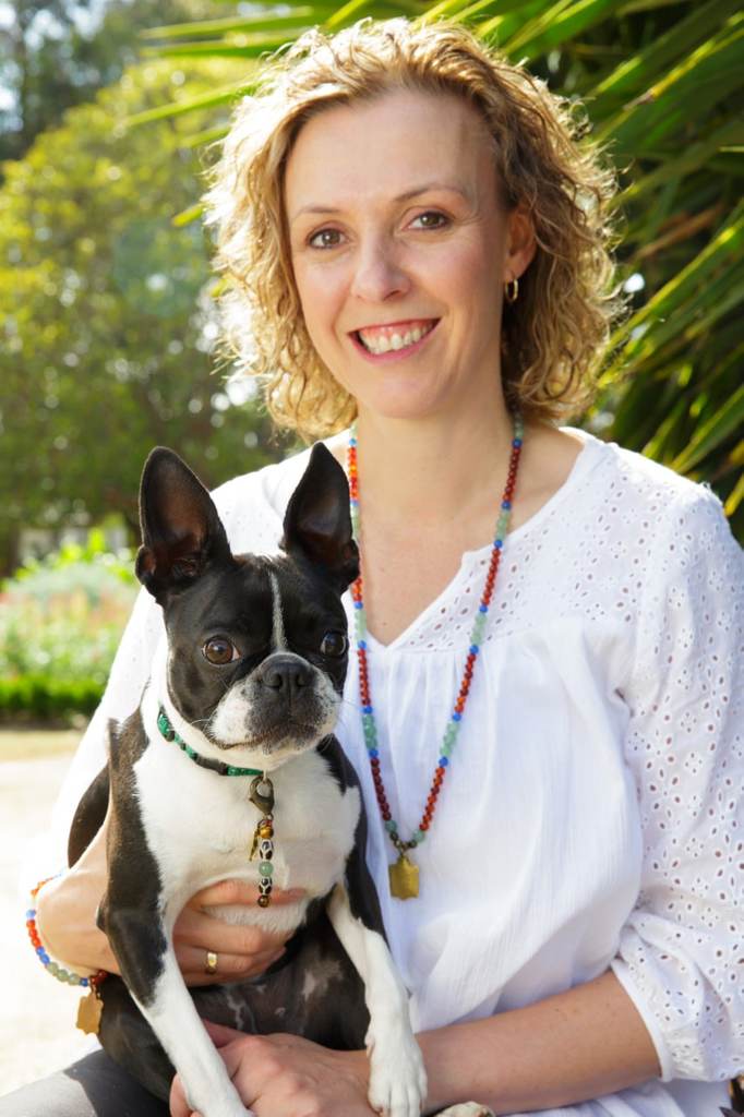 Michelle Monk founder of Canine Health & Wellbeing Academy with Zoe